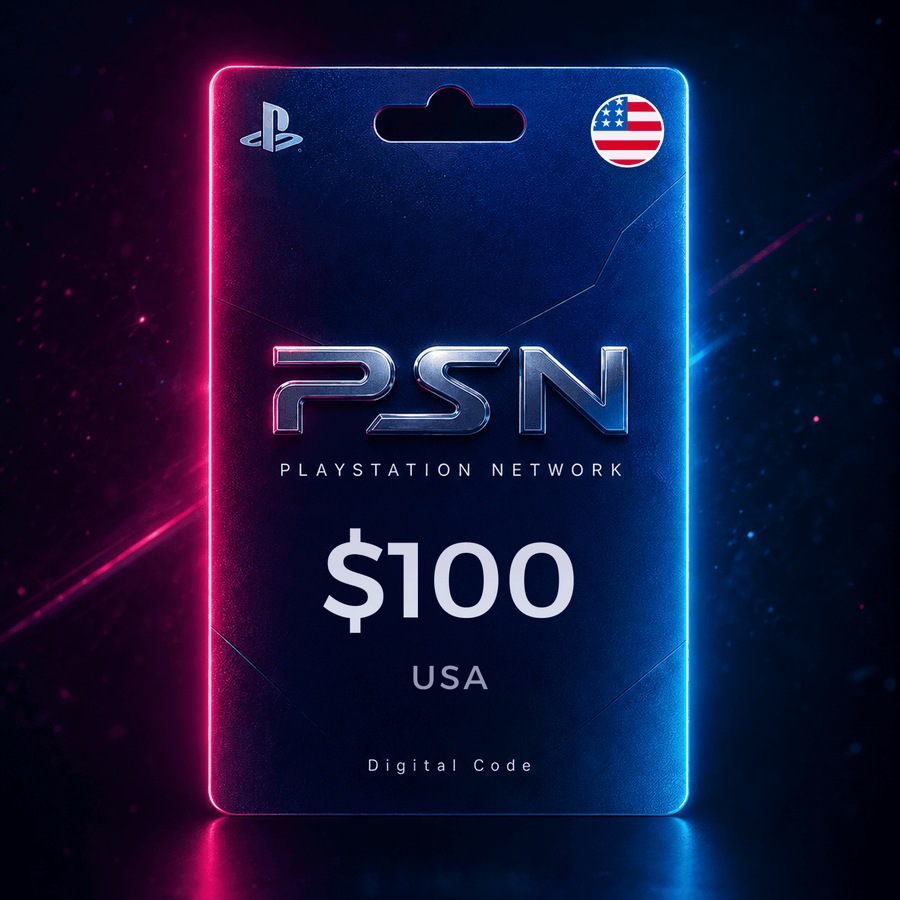 بطاقة بلايستيشن أمريكا PSN USA — كود رقمي أصلي يشحن خلال دقائق | كارد ستيشن
