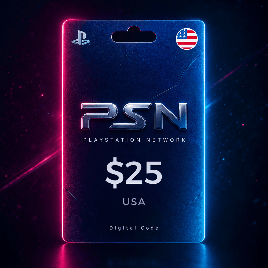 بطاقة بلايستيشن أمريكا PSN USA — كود رقمي أصلي يشحن خلال دقائق | كارد ستيشن