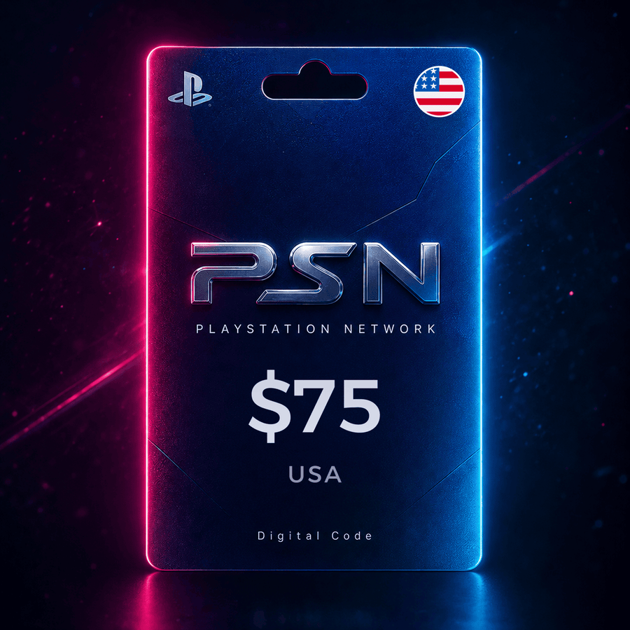 بطاقة بلايستيشن أمريكا PSN USA — كود رقمي أصلي يشحن خلال دقائق | كارد ستيشن
